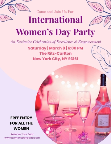 Premium International Women’s Day Flyer Template - Edit Online & Download