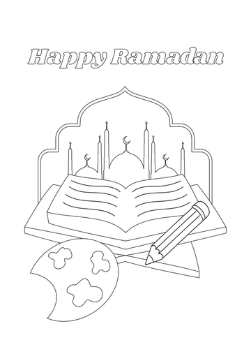 Ramadan Drawing for Schools Template - Edit Online & Download