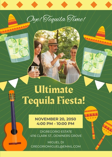 Editable Tequila Fiesta Invitation Template - Edit Online & Download