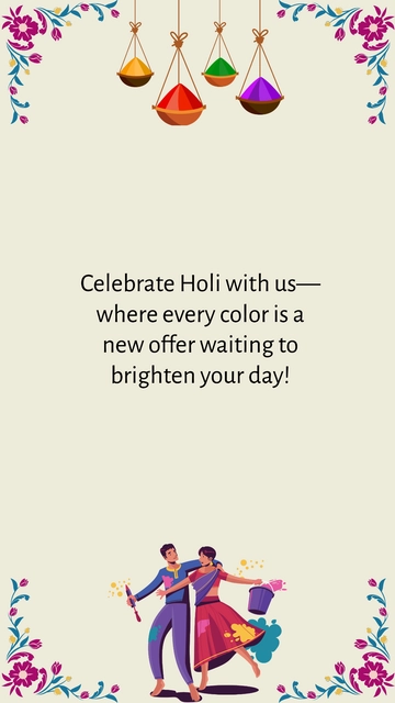 Holi Quote for Couple Template - Download | Template.net
