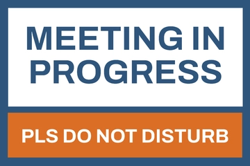 Meeting Sign Template | Template.net