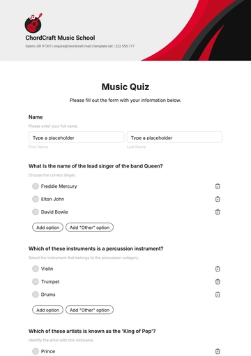 Music Quiz Template - Edit Online & Download