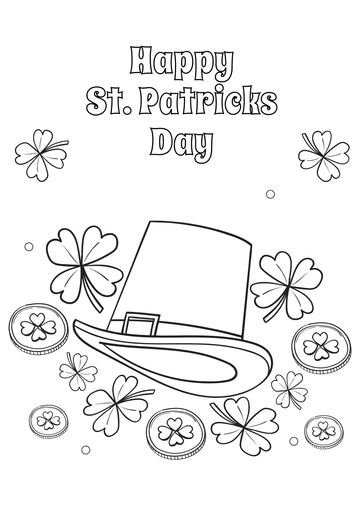 Happy St. Patrick's Day Drawing Template - Edit Online & Download Happy St. Patrick's Day Drawing Template - Edit Online & Download