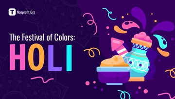 Holi Presentation Template - Edit Online & Download