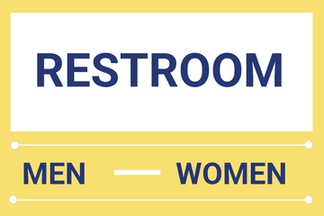 Restroom Sign Template - Edit Online & Download