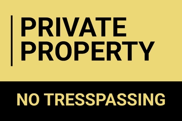 Private Property Sign Template - Edit Online & Download