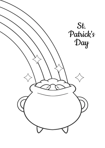 St. Patrick's  Day Rainbow Drawing Template - Edit Online & Download St. Patrick's  Day Rainbow Drawing Template - Edit Online & Download