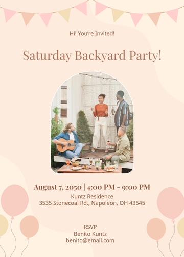 Aesthetic Pastel Invitation Template - Edit Online & Download