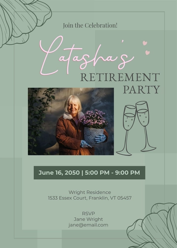 Aesthetic Ivy and Sage Invitation Template - Edit Online & Download