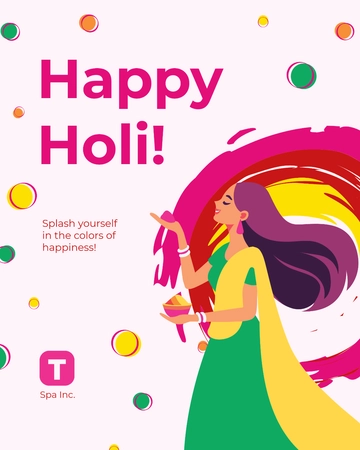 Holi Template - Edit Online & Download