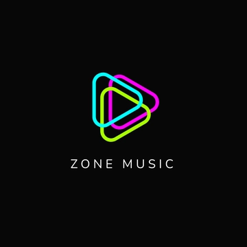 Geometric Music Logo - Edit Online & Download Geometric Music Logo - Edit Online & Download