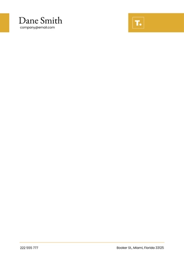 Luxury Letterhead Template | Template.net