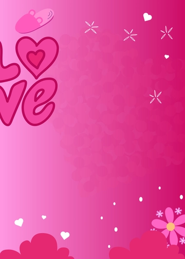 Pretty Pink Background Invitation Template - Edit Online & Download