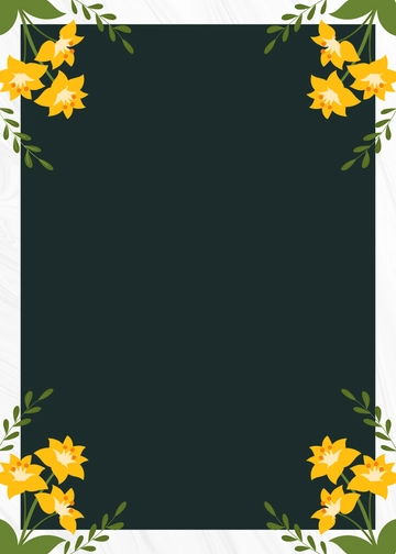 Flower Background Invitation Template - Edit Online & Download