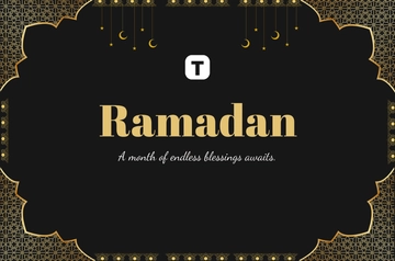 Creative Ramadan Greeting Banner Template - Download | Template.net