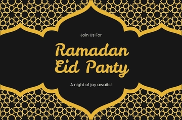 Ramadan Party Banner Template - Download | Template.net