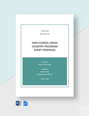 School Program Proposal Template