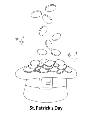 St. Patrick's Day Pot of Gold Drawing Template - Edit Online & Download St. Patrick's Day Pot of Gold Drawing Template - Edit Online & Download