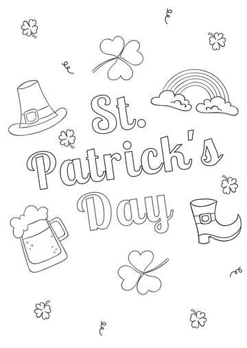 St. Patrick's Day Doodle Drawing Background Template - Edit Online & Download St. Patrick's Day Doodle Drawing Background Template - Edit Online & Download