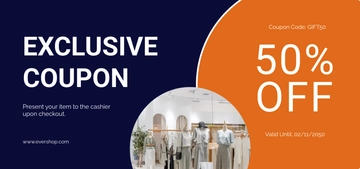 Exclusive Coupon Template - Edit Online & Download
