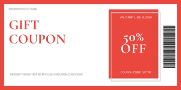 Free Gift Coupon Template to Edit Online