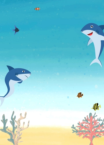 Baby Shark Background Invitation Template - Edit Online & Download