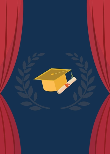 Professional Graduation Background Invitation Template - Edit Online & Download