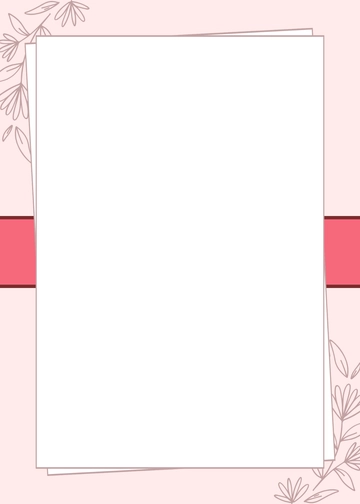 Bridal Shower Border Invitation Template - Edit Online & Download