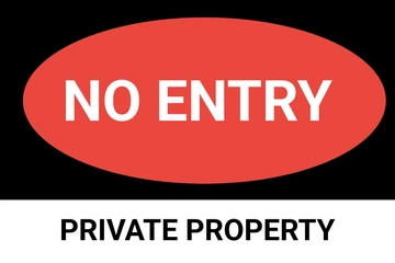 No Entry Sign Template | Template.net