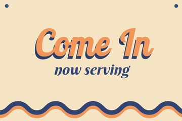 Retro Sign Template | Template.net