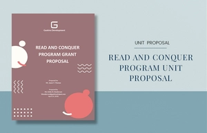 Non-Profit Grant Proposal Sample Template