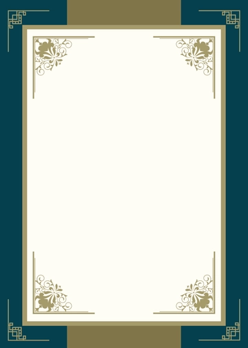 Modern Wedding Border Invitation Template - Edit Online & Download