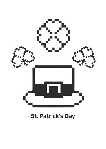 Simple St. Patrick's Day Pixel Art Drawing Template - Edit Online & Download Simple St. Patrick's Day Pixel Art Drawing Template - Edit Online & Download