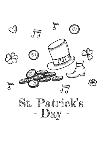 St. Patrick's Day Chalkboard Drawing Design Template - Edit Online & Download St. Patrick's Day Chalkboard Drawing Design Template - Edit Online & Download