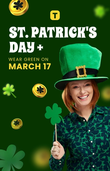 Creative St. Patrick's Day Graphic Poster Template - Edit Online & Download