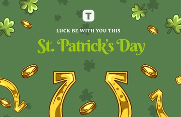 Vintage Style Background St. Patrick's Day Poster Template - Edit Online & Download