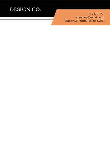 Modern Letterhead Template - Edit Online & Download
