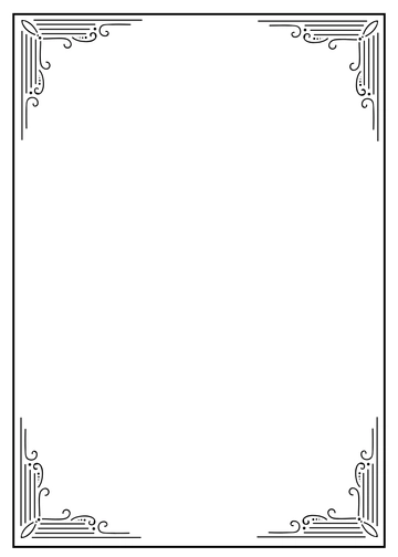 Simple Fancy Border Invitation Template - Edit Online & Download