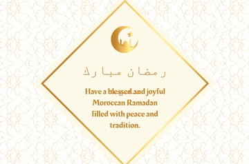 Moroccan Style Ramadan Banner Template - Edit Online & Download