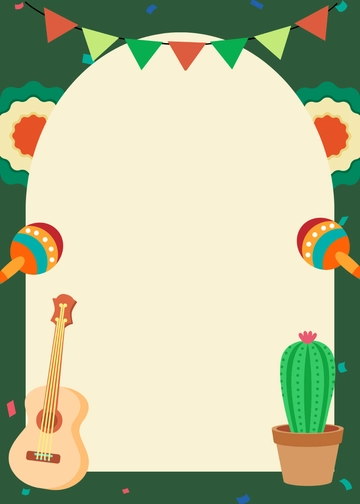Aesthetic Border Fiesta Invitation Template - Edit Online & Download