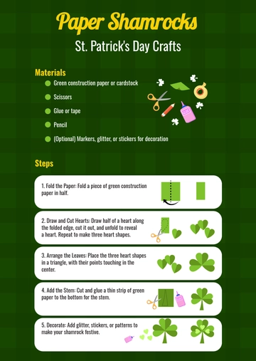 St. Patrick's Day Crafts for Kids Template - Edit Online & Download