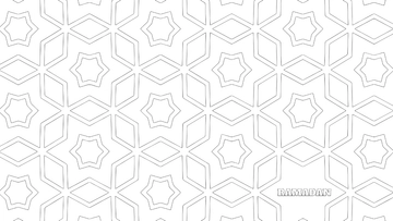 Geometric Background Drawing for Ramadan Template - Edit Online & Download