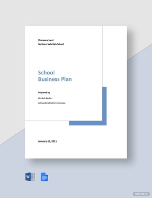 Basic School Business Plan Template