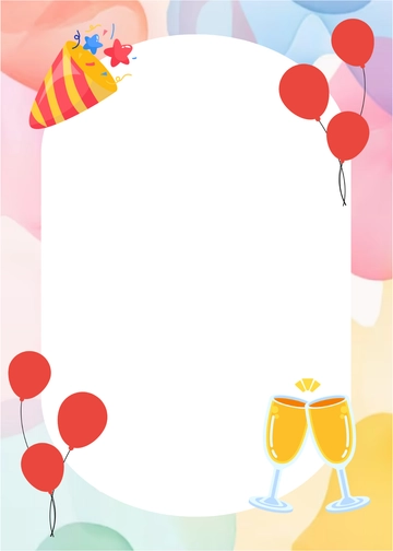 Watercolor Background 21st Birthday Invitation Template - Edit Online & Download