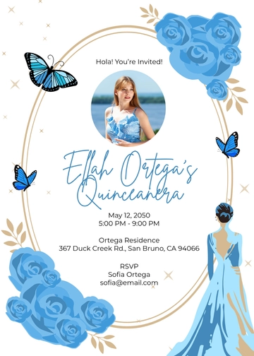 Cinderella Quinceañera Invitation Template - Edit Online & Download