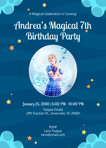 Magical Cinderella Invitation Template - Edit Online & Download