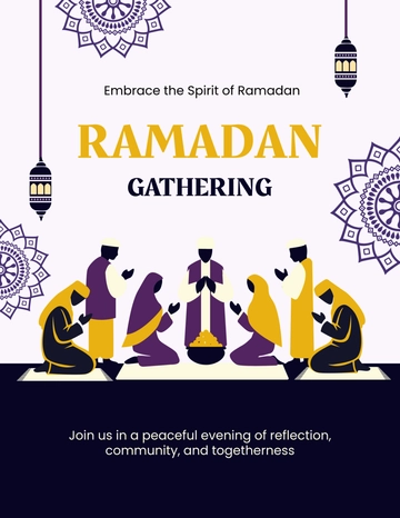 Vector-Based Ramadan Flyer Template - Edit Online & Download