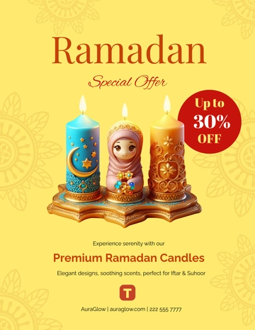 Professional Ramadan Product Flyer Template - Edit Online & Download