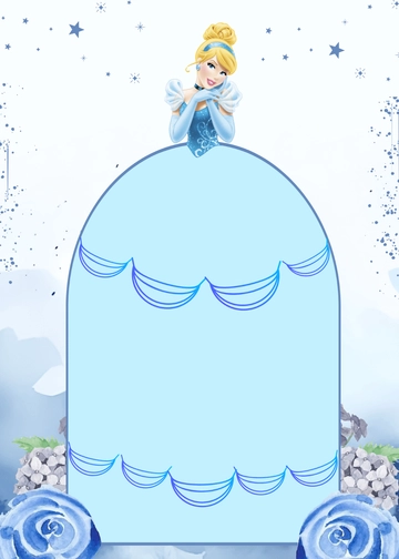 Watercolor Background Cinderella Invitation Template - Edit Online & Download