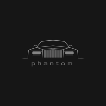 Black and White Car Logo - Edit Online & Download